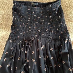 Maje elastic waist mini skirt